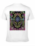 Psychedelic Mandala Graphic Black Tee