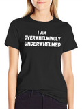 Underwhelmed Graphic T-Shirt - Mens Cotton Tee