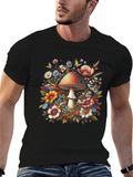 Mushroom Floral Graphic Tee