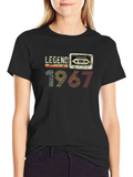 Legend Since 1967 Cassette Tape Graphic T-Shirt
