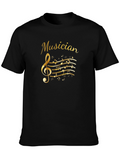 Musician Treble Clef Graphic T-Shirt