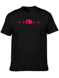 Camping Heartbeat Graphic Tee - Caravan Lover