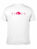 Camping Heartbeat Graphic Tee - Caravan Lover