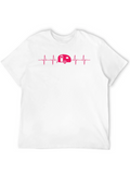 Camping Heartbeat Graphic Tee - Caravan Lover