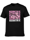 Washington DC Cherry Blossom Graphic T-Shirt