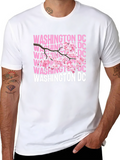 Washington DC Cherry Blossom Graphic T-Shirt