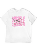 Washington DC Cherry Blossom Graphic T-Shirt