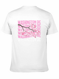 Washington DC Cherry Blossom Graphic T-Shirt