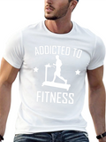 Addicted to Fitness Graphic Tee