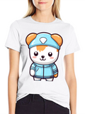 Cute Cartoon Bear T-Shirt - Unique Design