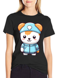 Cute Cartoon Bear T-Shirt - Unique Design