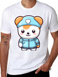 Cute Cartoon Bear T-Shirt - Unique Design