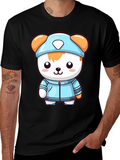 Cute Cartoon Bear T-Shirt - Unique Design