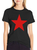 Red Star Graphic Tee - Classic Style