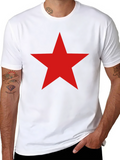 Red Star Graphic Tee - Classic Style