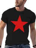 Red Star Graphic Tee - Classic Style