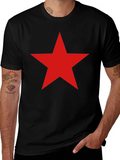 Red Star Graphic Tee - Classic Style