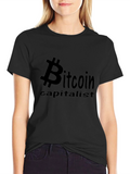 Bitcoin Capitalist Black T-Shirt