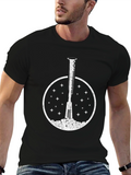 Rocket Launch Black T-Shirt