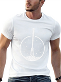 Rocket Launch Black T-Shirt