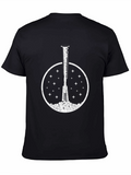 Rocket Launch Black T-Shirt