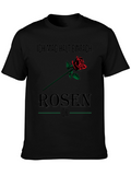 Ich Mag Rosen T-Shirt - Floral Graphic Tee