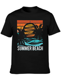 Summer Beach Graphic T-Shirt
