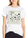 Floral Print T-Shirt: Stylish Casual Wear
