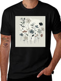 Floral Print T-Shirt: Stylish Casual Wear