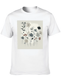 Floral Print T-Shirt: Stylish Casual Wear