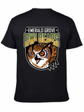Emerald Grove Owl Bears Graphic Tee