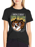 Emerald Grove Owl Bears Graphic Tee