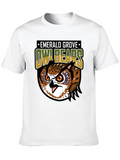 Emerald Grove Owl Bears Graphic Tee