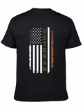 Veteran Flag T-Shirt - Distressed Patriotic Design