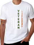 Veteran Flag T-Shirt - Distressed Patriotic Design