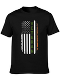 Veteran Flag T-Shirt - Distressed Patriotic Design