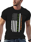 Veteran Flag T-Shirt - Distressed Patriotic Design