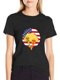 Taco USA Flag Graphic T-Shirt