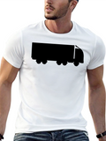 Black Truck Graphic Tee - Cool Casual Style
