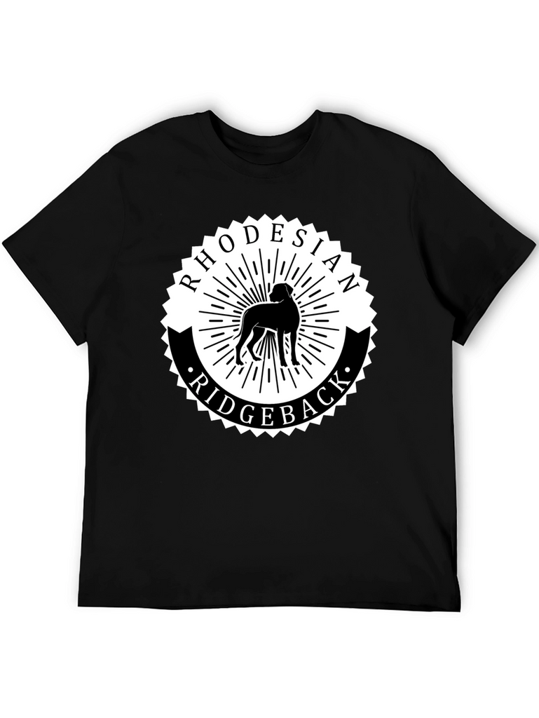Rhodesian Ridgeback Graphic Tee - Black