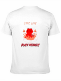 Cats Love Black Meowgic T-Shirt
