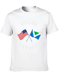 Vegan Patriot T-Shirt - USA & Vegan Flag Design