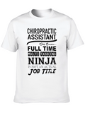 Chiropractic Assistant Ninja T-Shirt