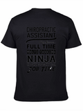 Chiropractic Assistant Ninja T-Shirt