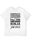 Chiropractic Assistant Ninja T-Shirt