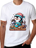Cute Penguin Baker T-Shirt