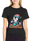 Cute Penguin Baker T-Shirt