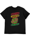 Proud Black Educated Massage Therapist Graphic T-Shirt