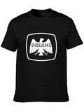 Dreams Eagle Graphic Black T-Shirt