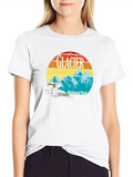 Glacier National Park T-Shirt - Retro Graphic Tee